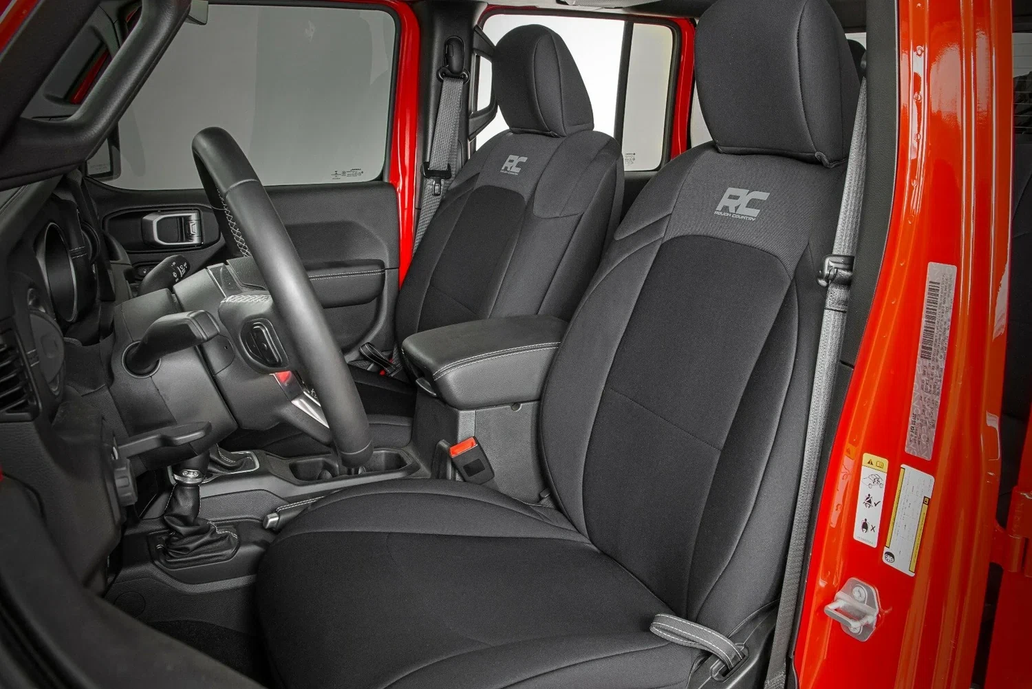 Fits Jeep Gladiator JT 4WD(2020-24) Seat Covers Front and RR w_ Cup Holder 91038